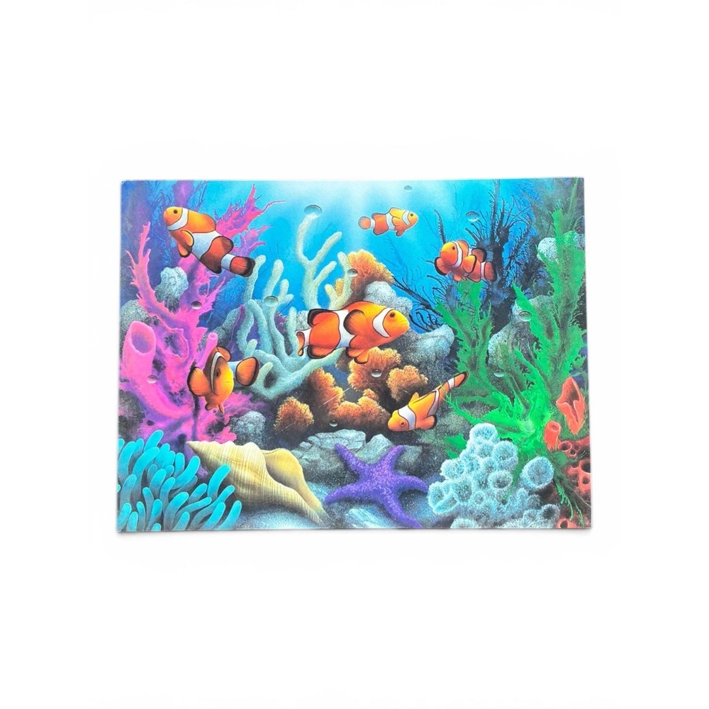 6-Pack New Leanin' Tree Birthday Cards Clownfish Coral Reef David Miller 1998